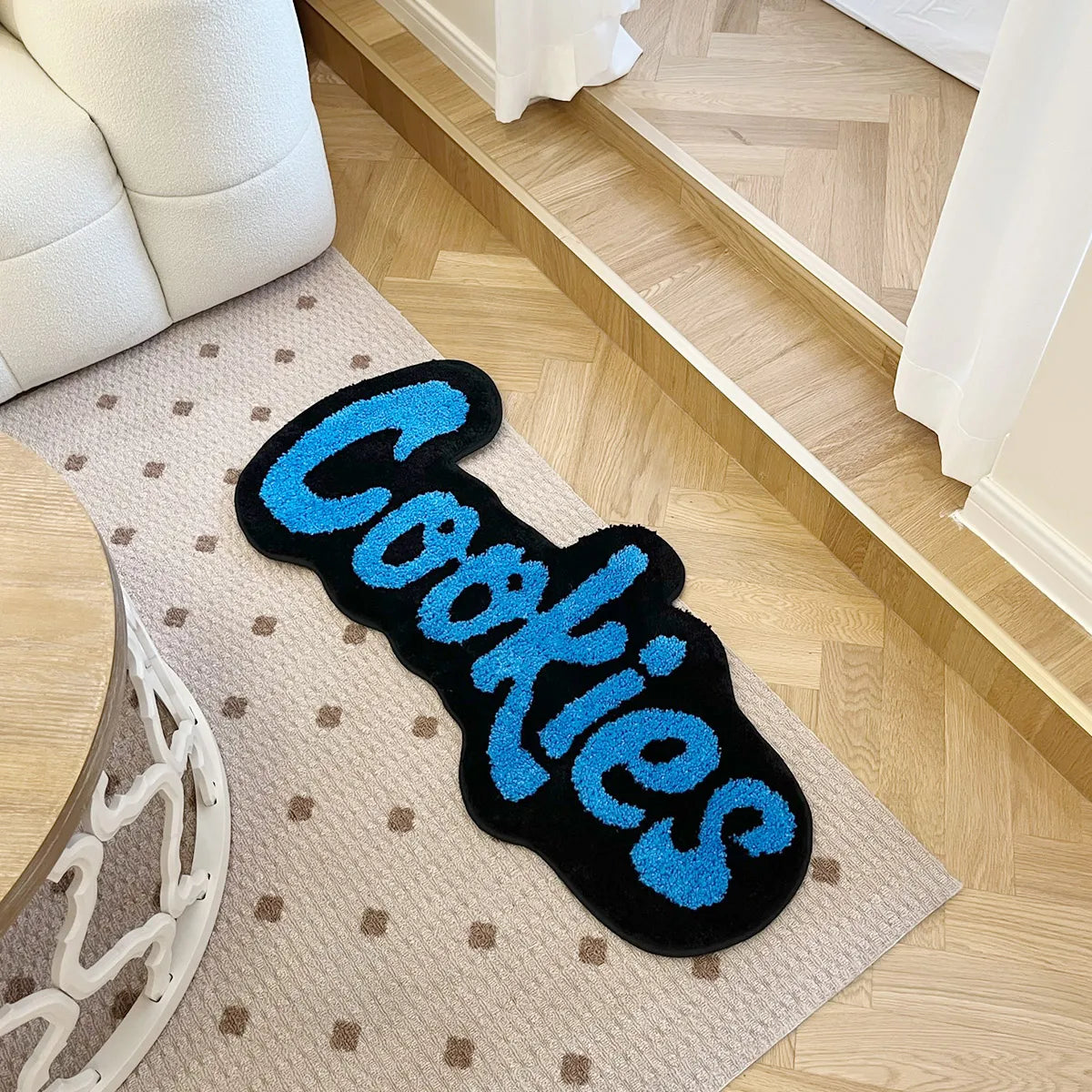 Handmade Cookies Kids Tufted Rug – Soft Plush Children’s Room Mat
