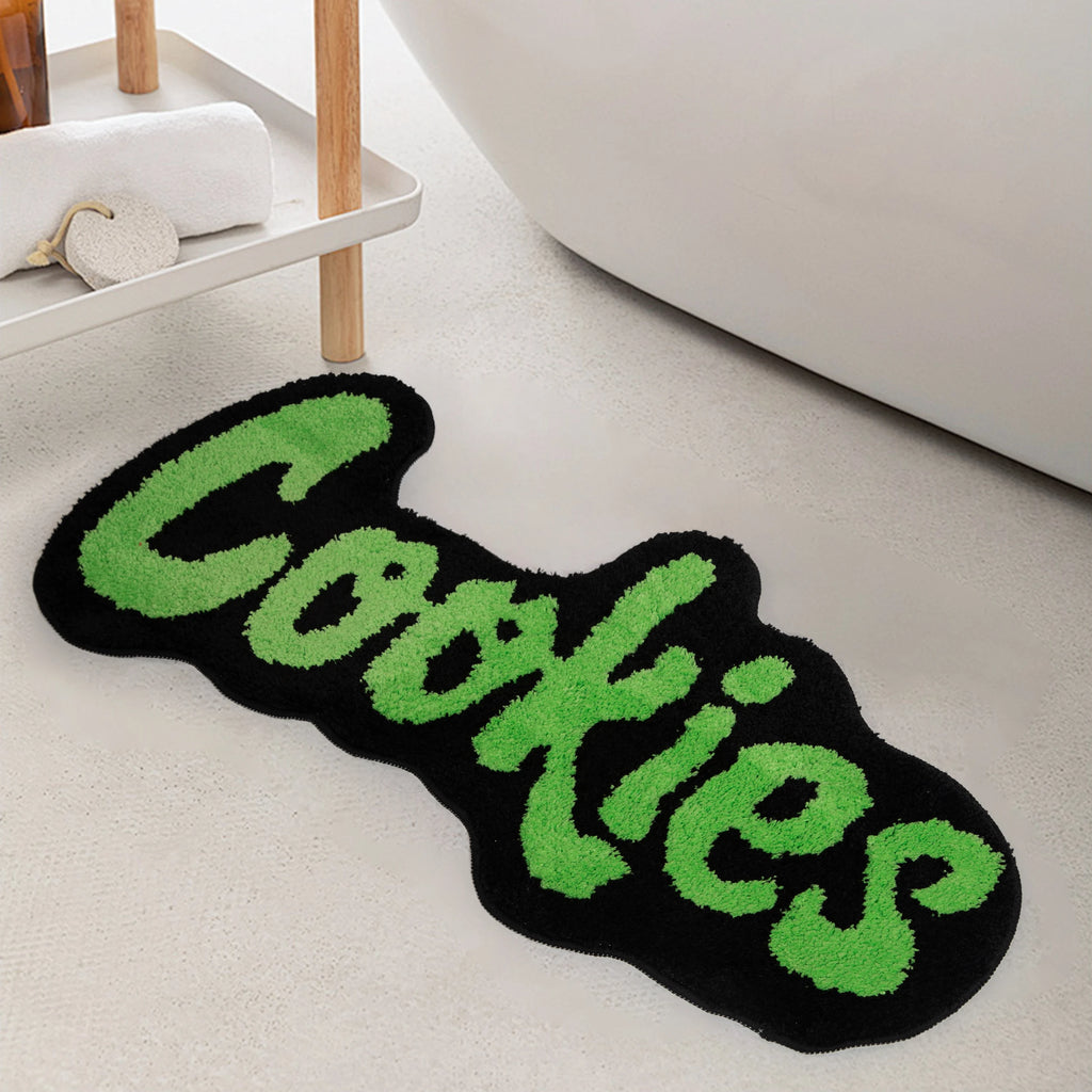 Street Style Cookies Tufted Area Rug – Irregular Shape Soft Non-Slip Mat