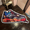 Sneaker Graffiti Non-Slip Entryway Rug – Urban Streetwear-Inspired Floor Mat
