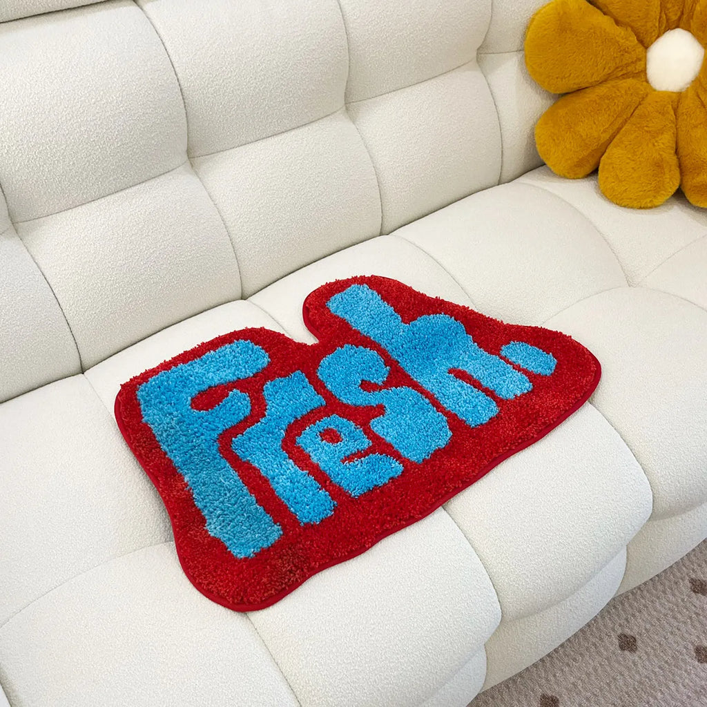 Modern Aesthetic Tufted Living Room Rug – Handmade Abstract Boho Decor Carpet