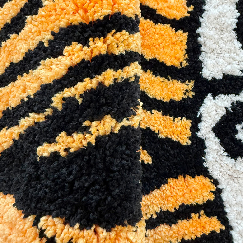 Lighter-Shaped Brown Novelty Floor Rug – Unique 3D Aesthetic Bedroom Accent Mat