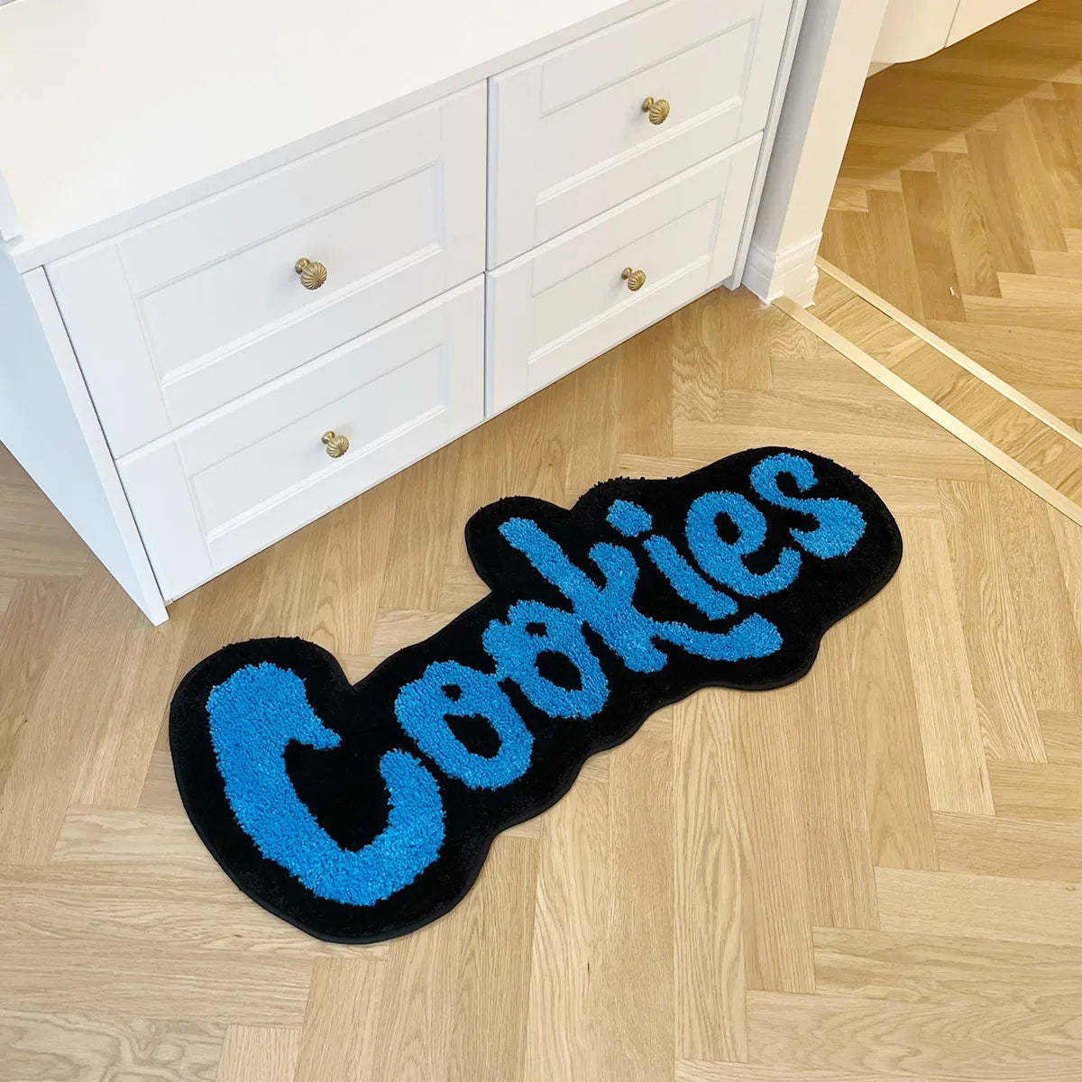 Handmade Cookies Kids Tufted Rug – Soft Plush Children’s Room Mat