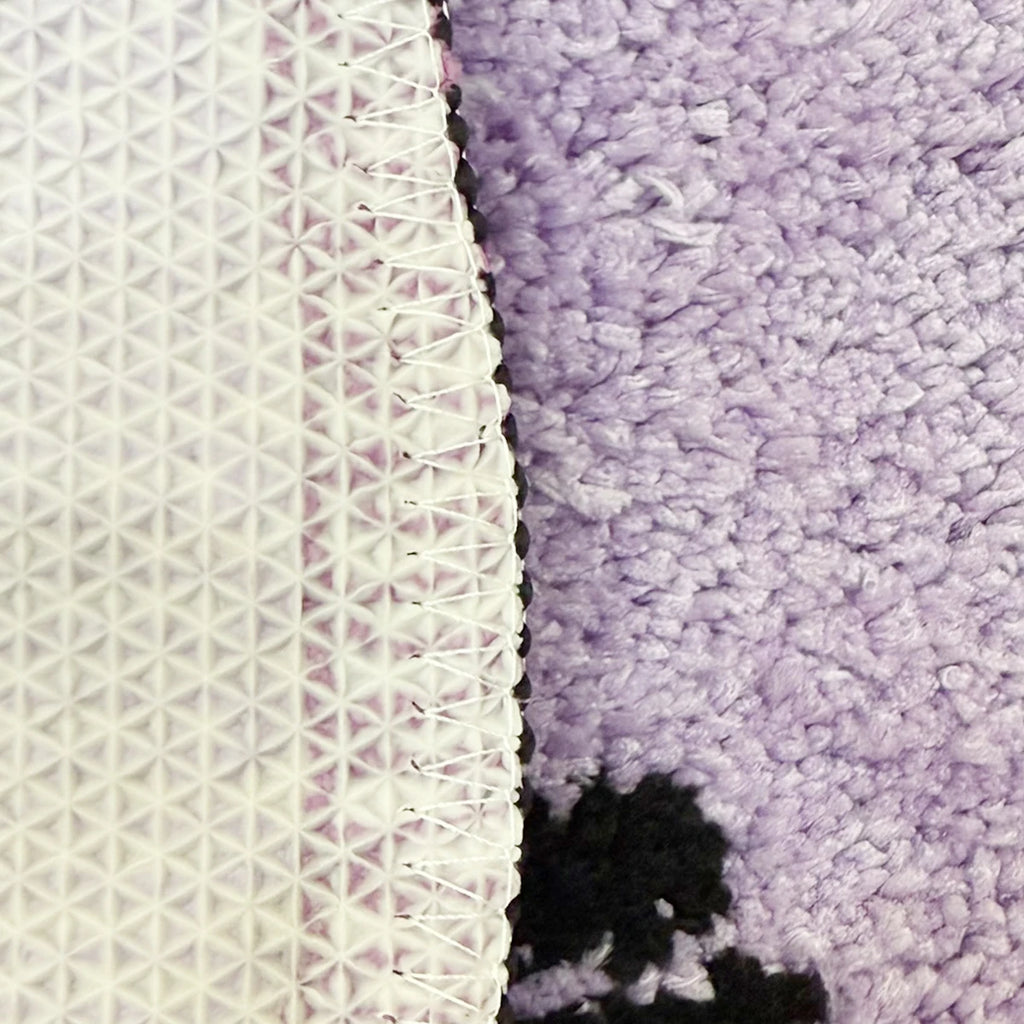 Purple Crystal Ball Plush Shag Rug – Mystical Fortune Teller Bedroom Mat