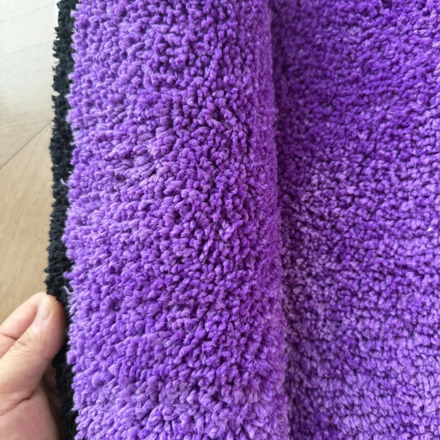 Purple Lighter Novelty Shag Rug – Unique Aesthetic Shaped Bedroom Accent Mat