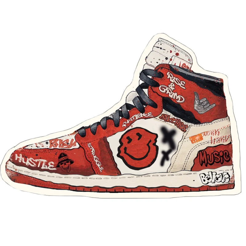 Sneaker Shaped Flannel Area Rug – Streetwear-Inspired Living Room & Bedroom Mat