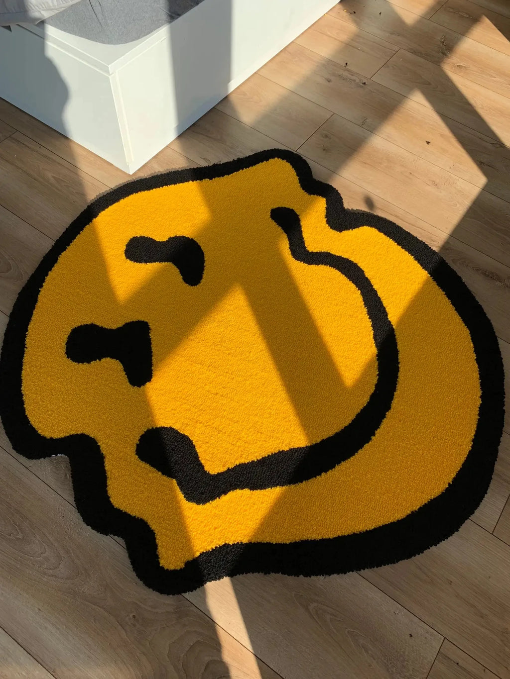 Twisted Smiley Handmade Tufted Rug