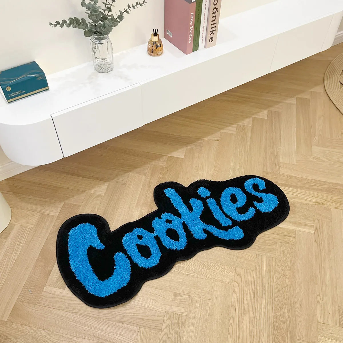 Handmade Cookies Kids Tufted Rug – Soft Plush Children’s Room Mat