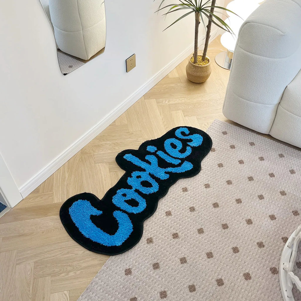 Handmade Cookies Kids Tufted Rug – Soft Plush Children’s Room Mat