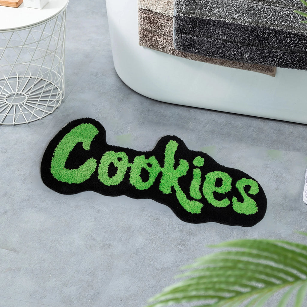 Street Style Cookies Tufted Area Rug – Irregular Shape Soft Non-Slip Mat
