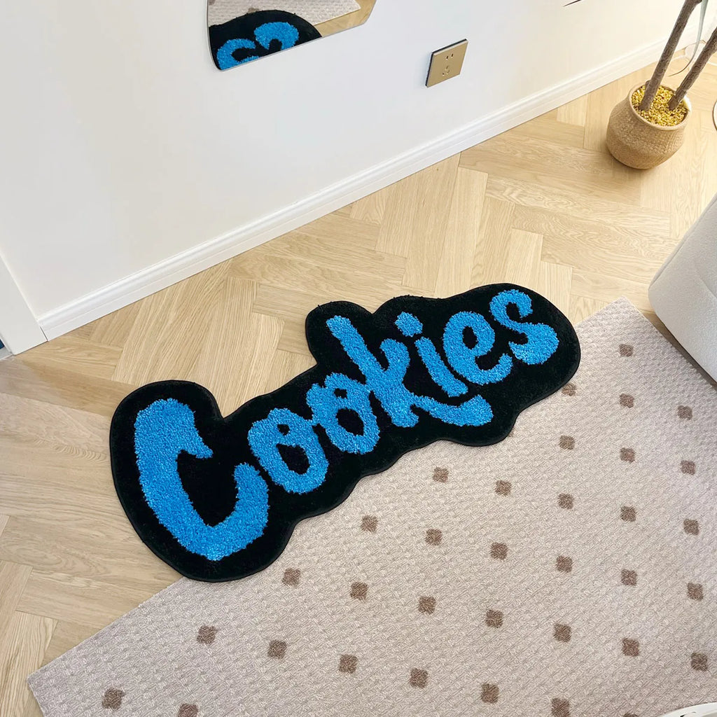 Handmade Cookies Kids Tufted Rug – Soft Plush Children’s Room Mat