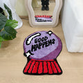 Purple Crystal Ball Plush Shag Rug – Mystical Fortune Teller Bedroom Mat