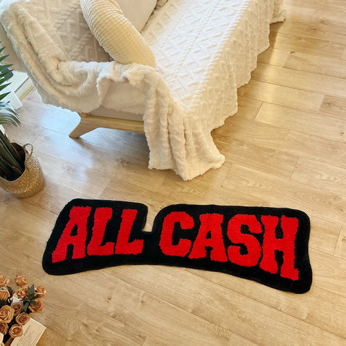All Cash 3D Tufted Area Rug – Cool Purple Money-Themed Teen Room Mat